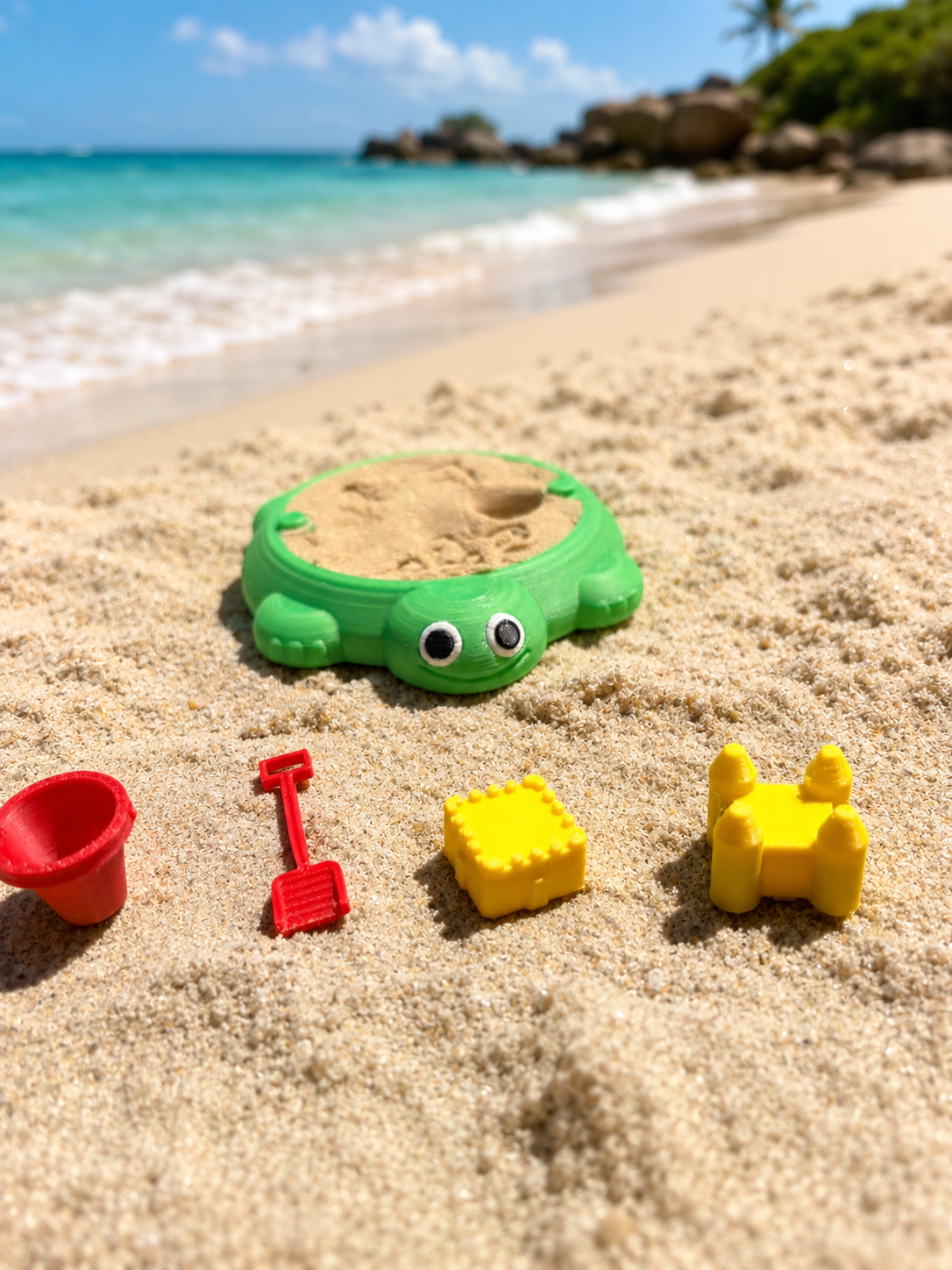 Mini Turtle Sand Box