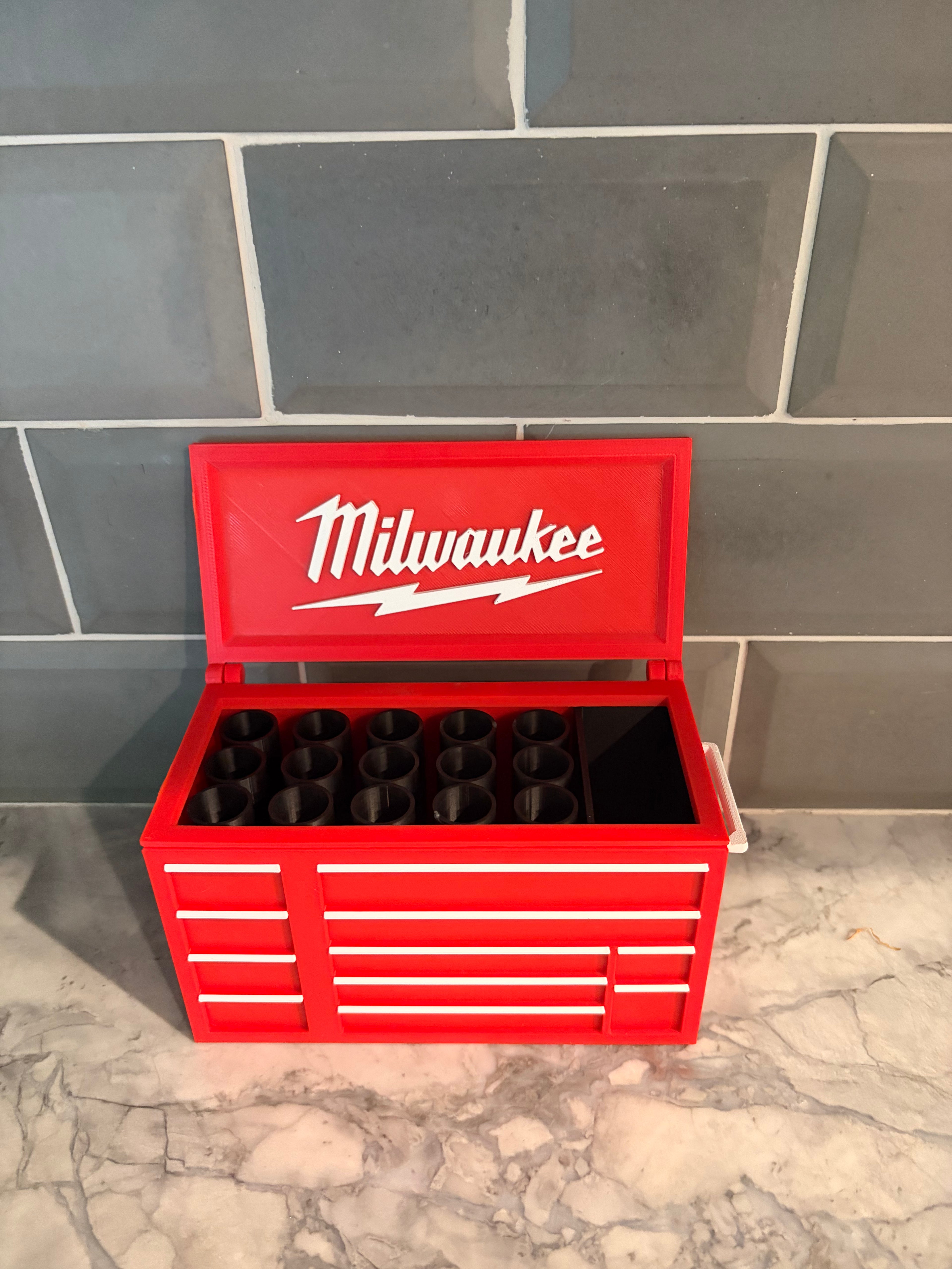 Milwaukee tool case pen holder